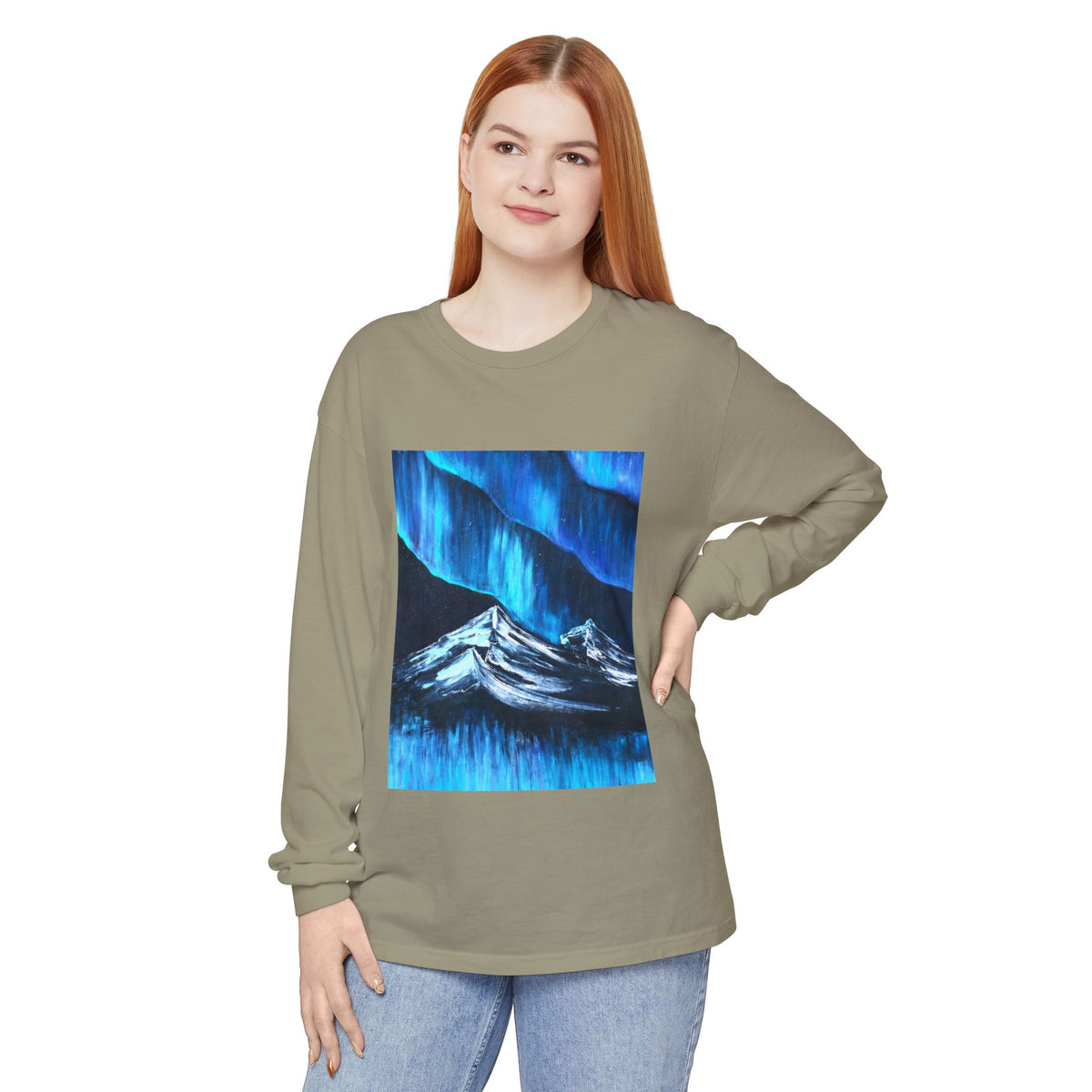 Aurora Mountain Long Sleeve Tee