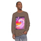Long Sleeve T-Shirt — Vibrant Pink & Purple Surf Wave Art