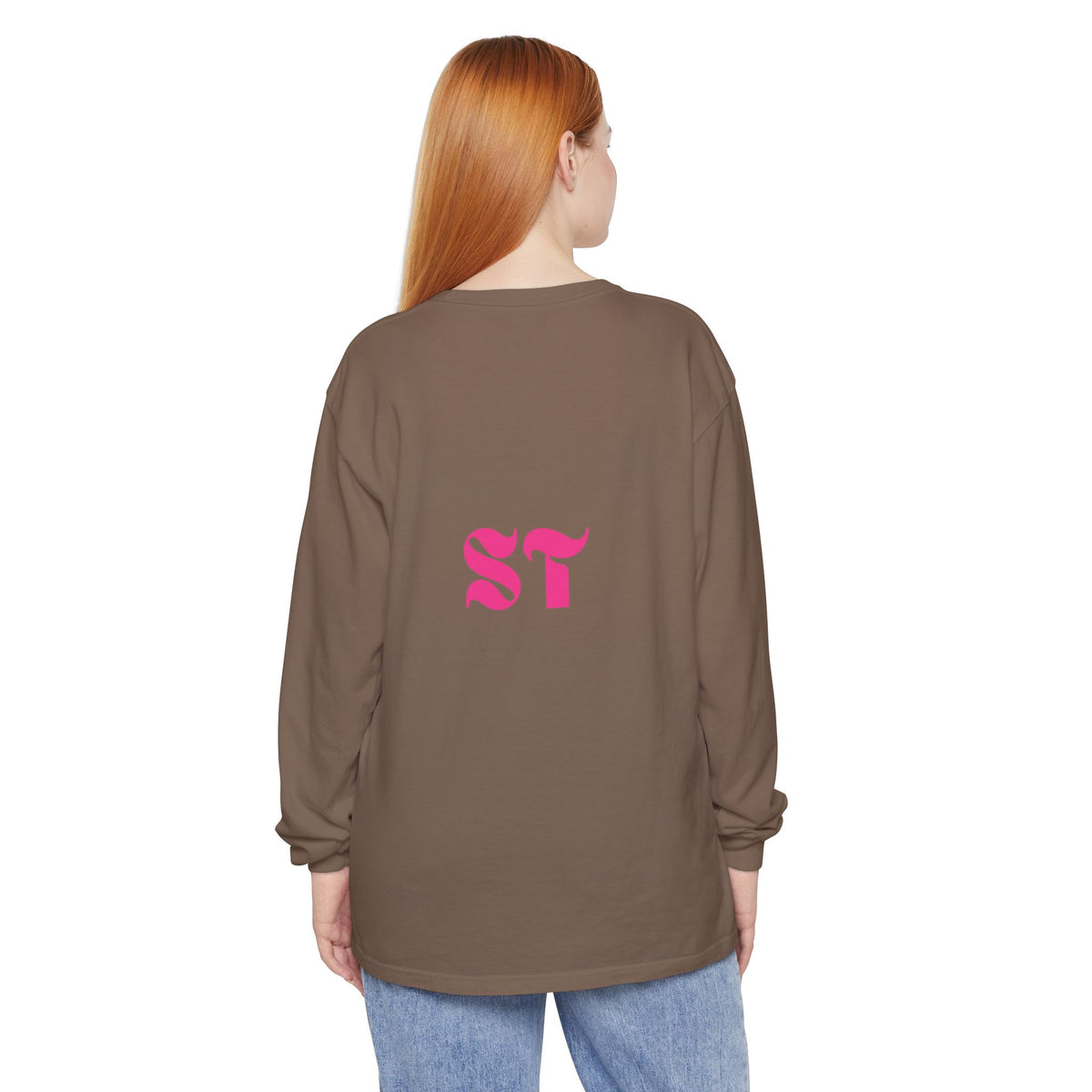 Abstract Sunset Mountains Long Sleeve Tee