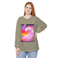 Long Sleeve T-Shirt — Vibrant Pink & Purple Surf Wave Art