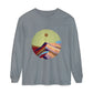 Abstract Sunset Mountains Long Sleeve Tee