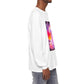 Long Sleeve T-Shirt — Vibrant Pink & Purple Surf Wave Art