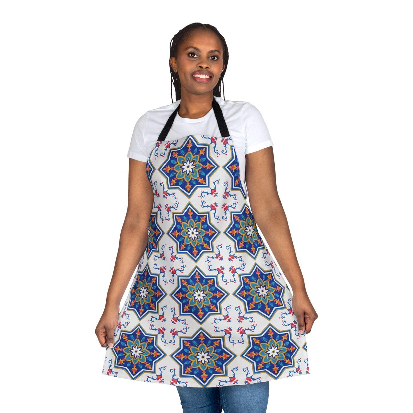 Geometric Art Kitchen Apron