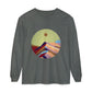 Abstract Sunset Mountains Long Sleeve Tee