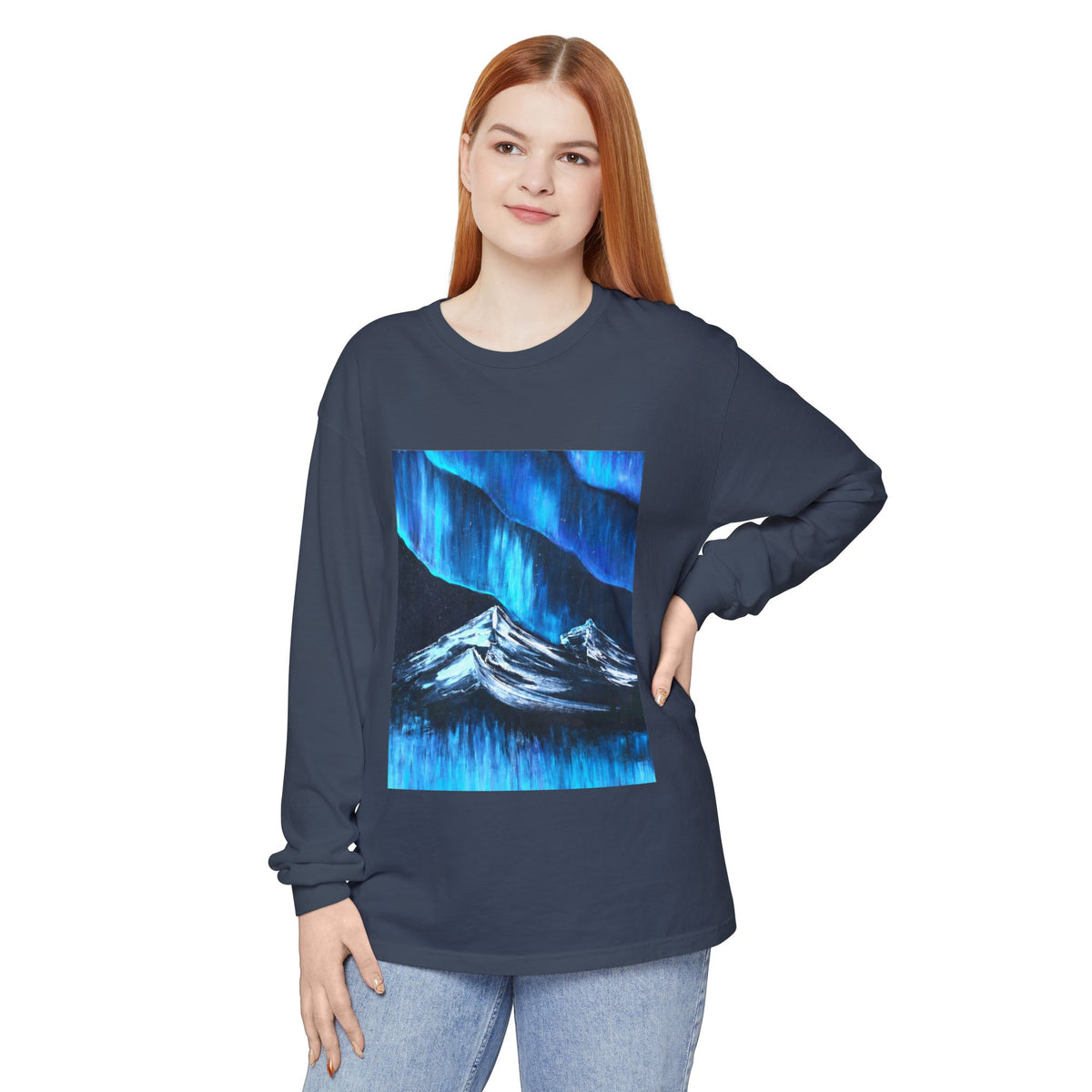 Aurora Mountain Long Sleeve Tee