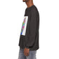 Long Sleeve T-Shirt — Colorful Abstract Leaf Art (ST Back Print)