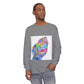 Long Sleeve T-Shirt — Colorful Abstract Leaf Art (ST Back Print)