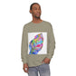 Long Sleeve T-Shirt — Colorful Abstract Leaf Art (ST Back Print)