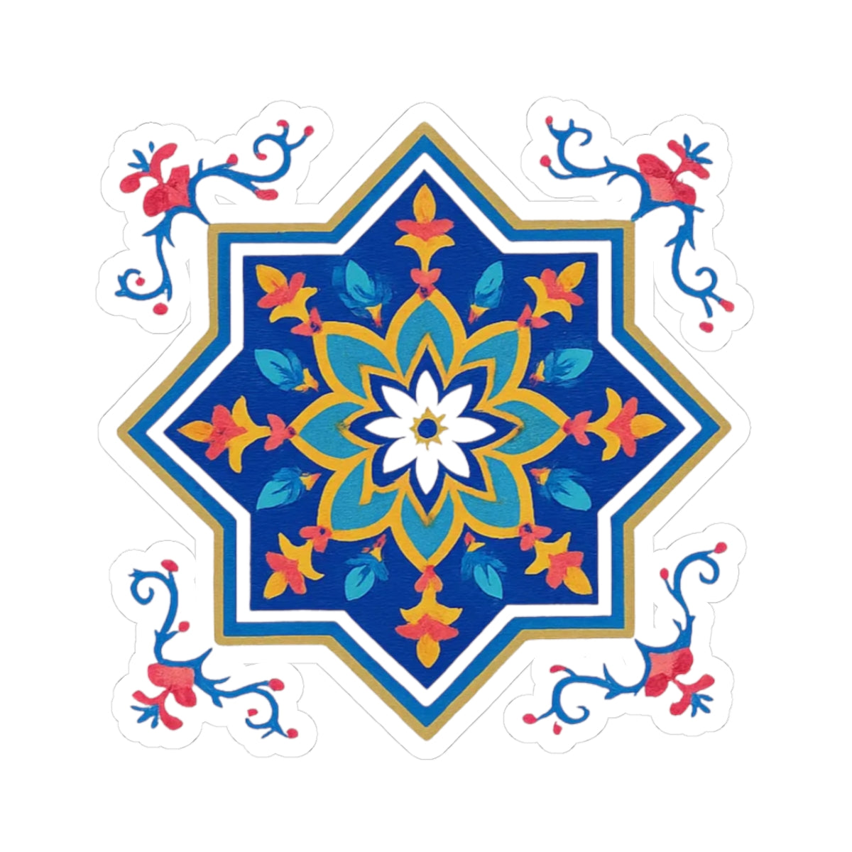 Geometric Traditional Art Sticker