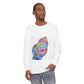 Long Sleeve T-Shirt — Colorful Abstract Leaf Art (ST Back Print)