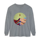 Abstract Sunset Mountains Long Sleeve Tee