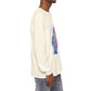 Long Sleeve T-Shirt — Colorful Abstract Leaf Art (ST Back Print)