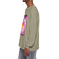 Long Sleeve T-Shirt — Vibrant Pink & Purple Surf Wave Art