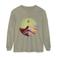 Abstract Sunset Mountains Long Sleeve Tee