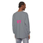 Long Sleeve T-Shirt — Colorful Abstract Leaf Art (ST Back Print)
